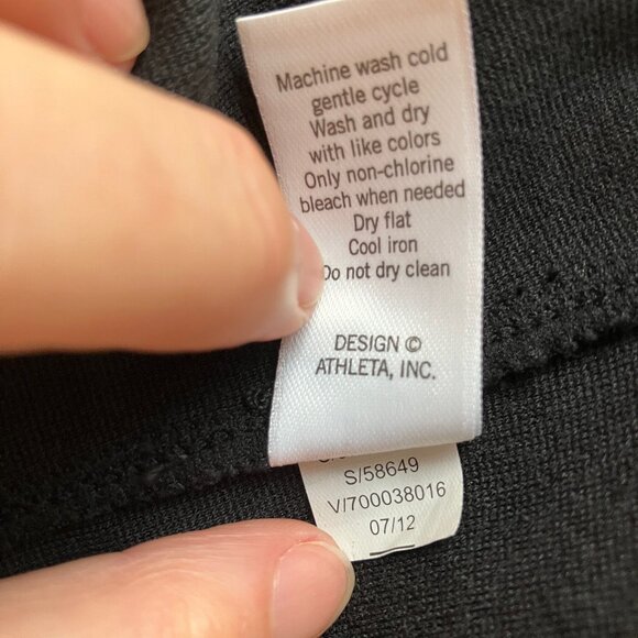 Athleta Vintage Villa Knee length pull on soft stretch womans size SX - Picture 11 of 11